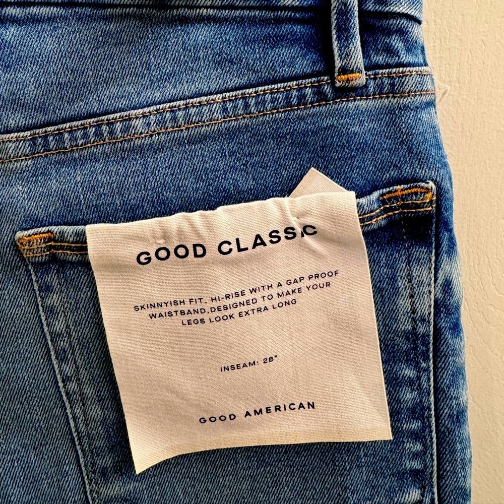 NWT Good American Good Classic Jean